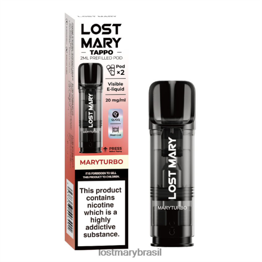 cápsulas pré-cheias de Lost Mary Tappo - 20 mg - 2 unidades H22VDL185 maryturbo | LOST MARY Puffs