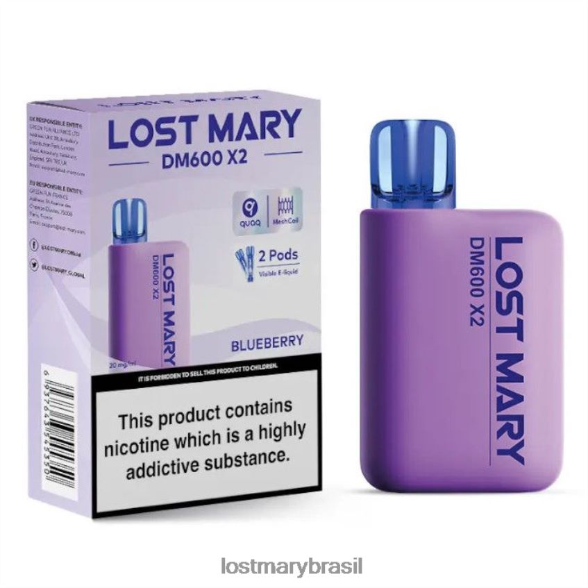 vape descartável perdido mary dm600 x2 H22VDL189 mirtilo | LOST MARY Online Store