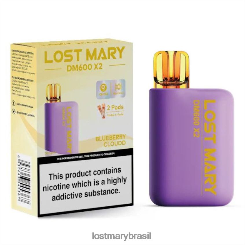 vape descartável perdido mary dm600 x2 H22VDL190 nuvem de mirtilo | LOST MARY Vape Flavors