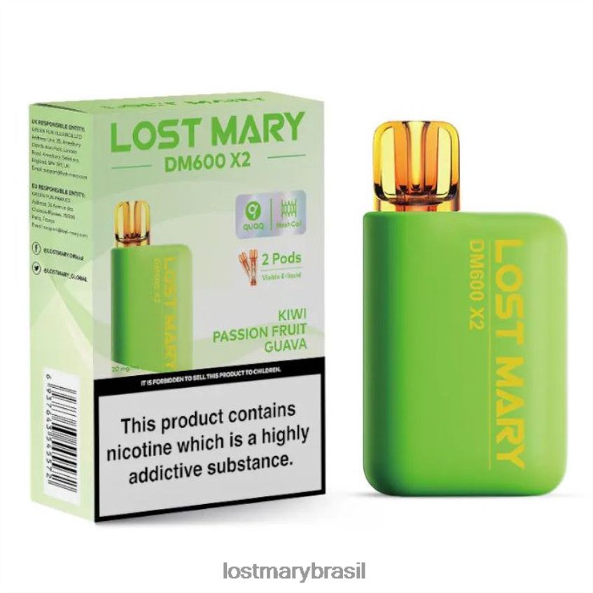 vape descartável perdido mary dm600 x2 H22VDL193 kiwi maracujá goiaba | LOST MARY Hrvatska