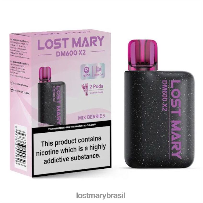 vape descartável perdido mary dm600 x2 H22VDL196 misture frutas | LOST MARY Price