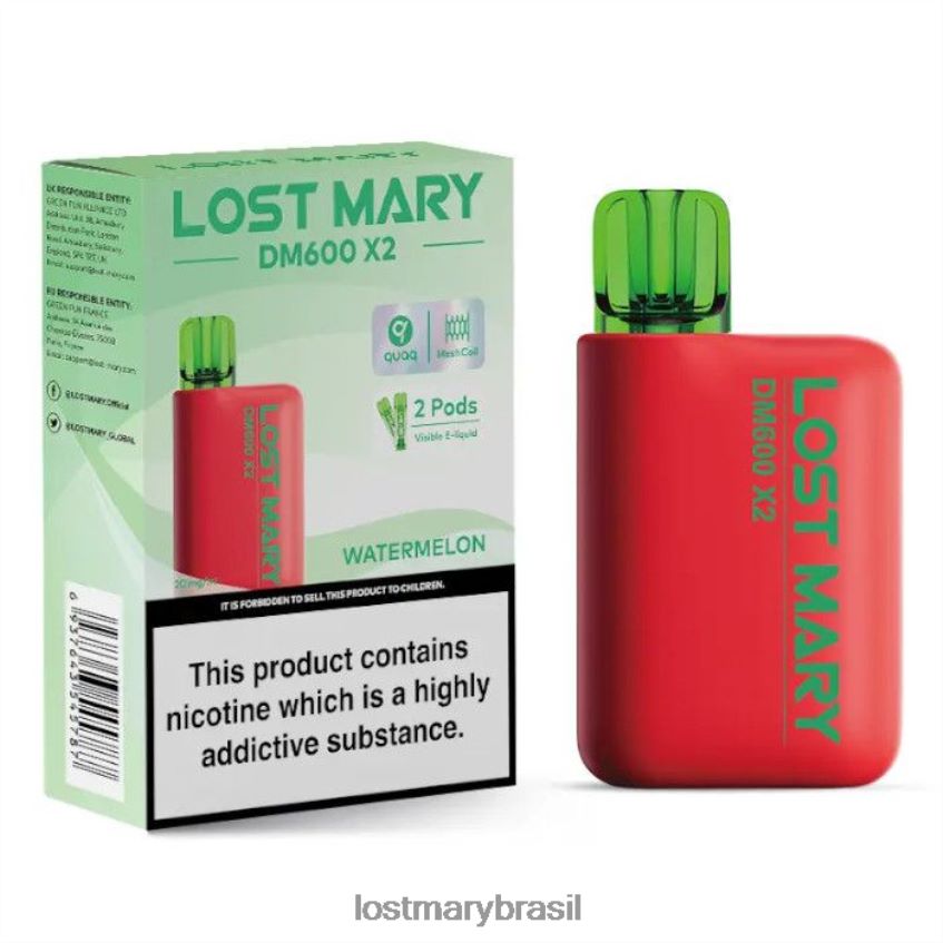 vape descartável perdido mary dm600 x2 H22VDL200 melancia | LOST MARY Vape Flavors