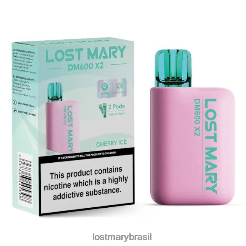 vape descartável perdido mary dm600 x2 H22VDL203 gelo de cereja | LOST MARY Hrvatska