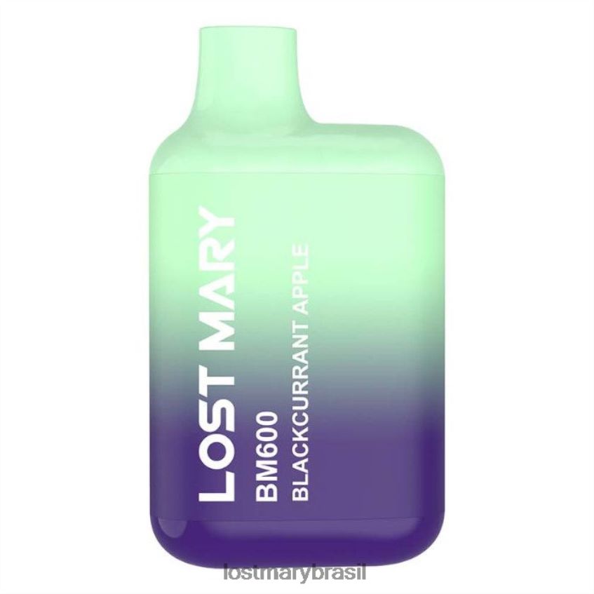 vape descartável mary perdido bm600 H22VDL135 maçã de groselha | LOST MARY Puffs