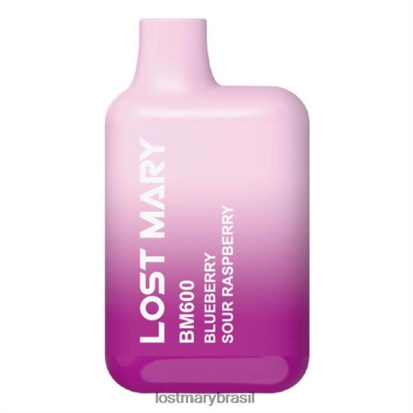 vape descartável mary perdido bm600 H22VDL136 framboesa azeda de mirtilo | LOST MARY Price