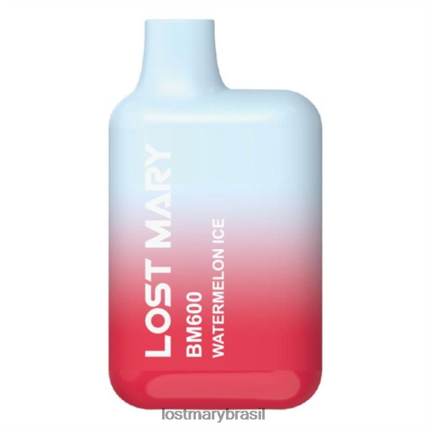 vape descartável mary perdido bm600 H22VDL137 gelo de melancia | LOST MARY Vape Sale