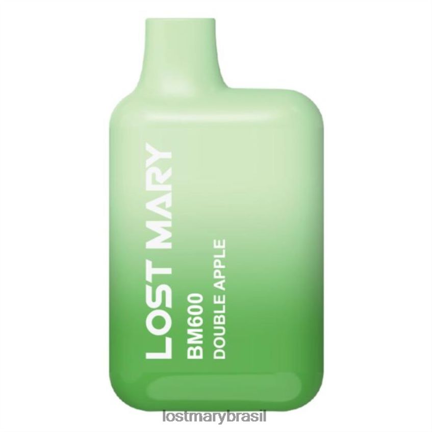 vape descartável mary perdido bm600 H22VDL141 maçã dupla | LOST MARY Vape