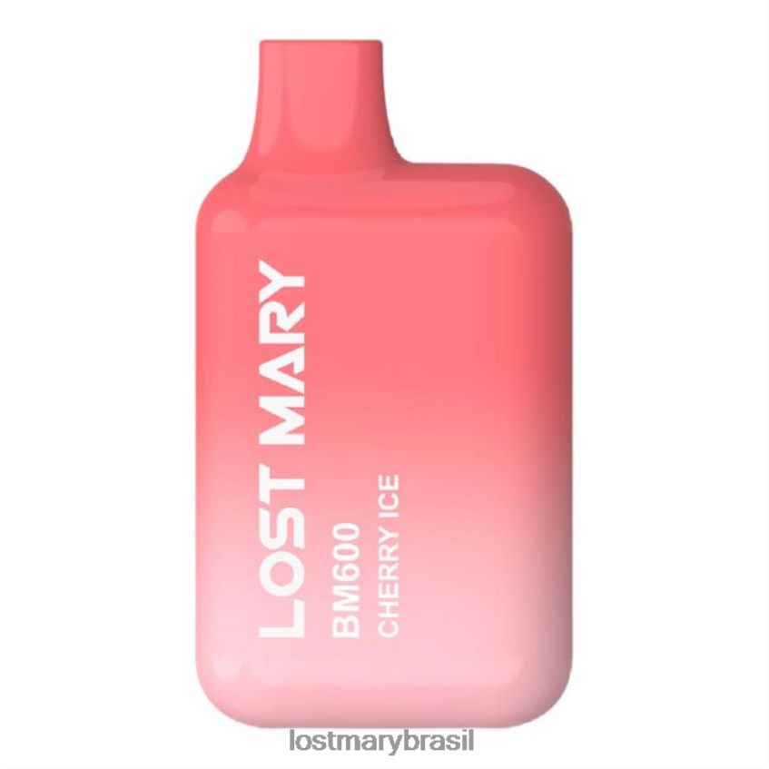 vape descartável mary perdido bm600 H22VDL146 gelo de cereja | LOST MARY Price