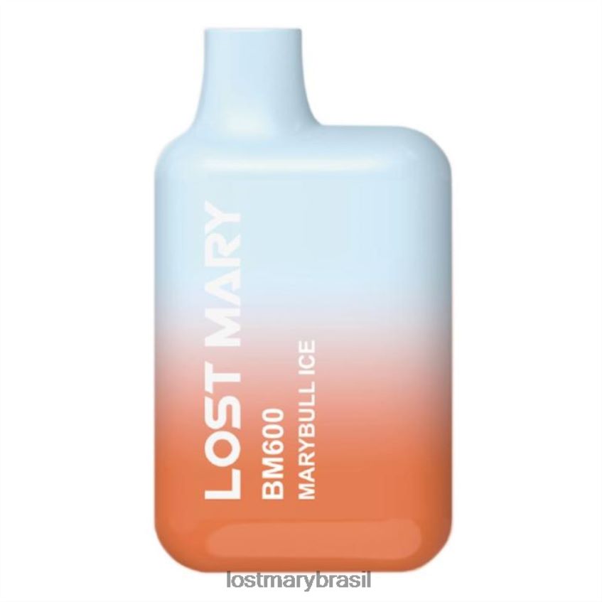 vape descartável mary perdido bm600 H22VDL152 gelo marybull | LOST MARY Okusi